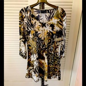 Attitude by Renee animal print dress size Medium